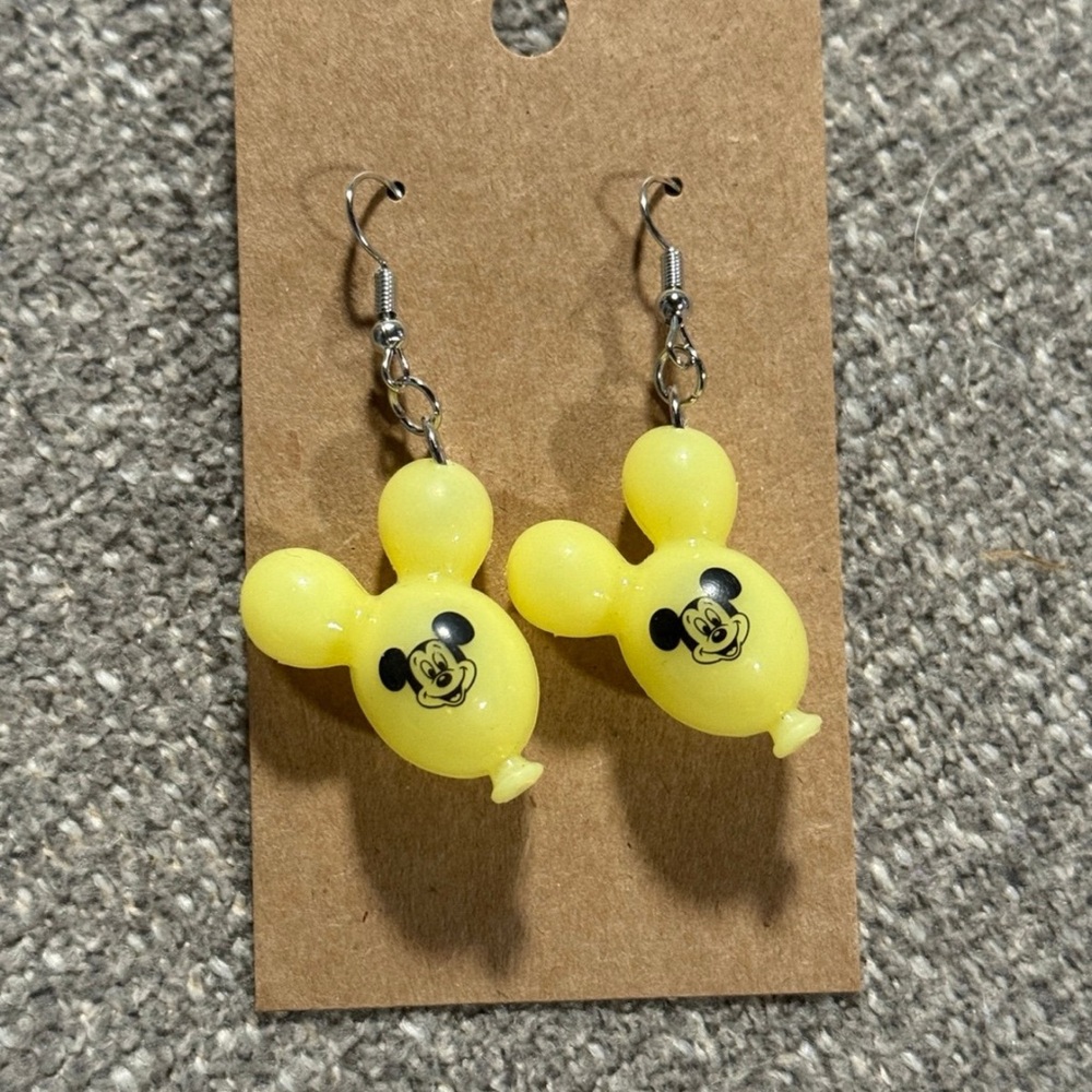 Disney Mickey Mouse Yellow Earrings